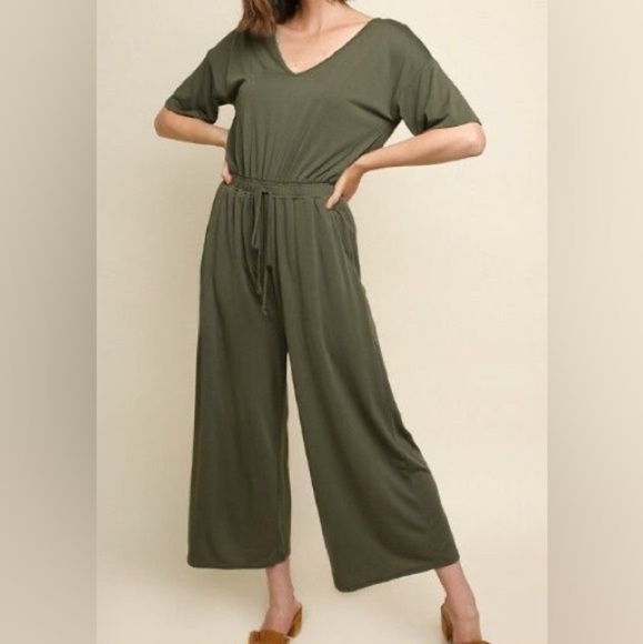 Umgee Clothing,Adel Jumpsuit,Sinfully Soft,Stretchy,Out-Of-Stock Online,Size XL - Picture 1 of 13